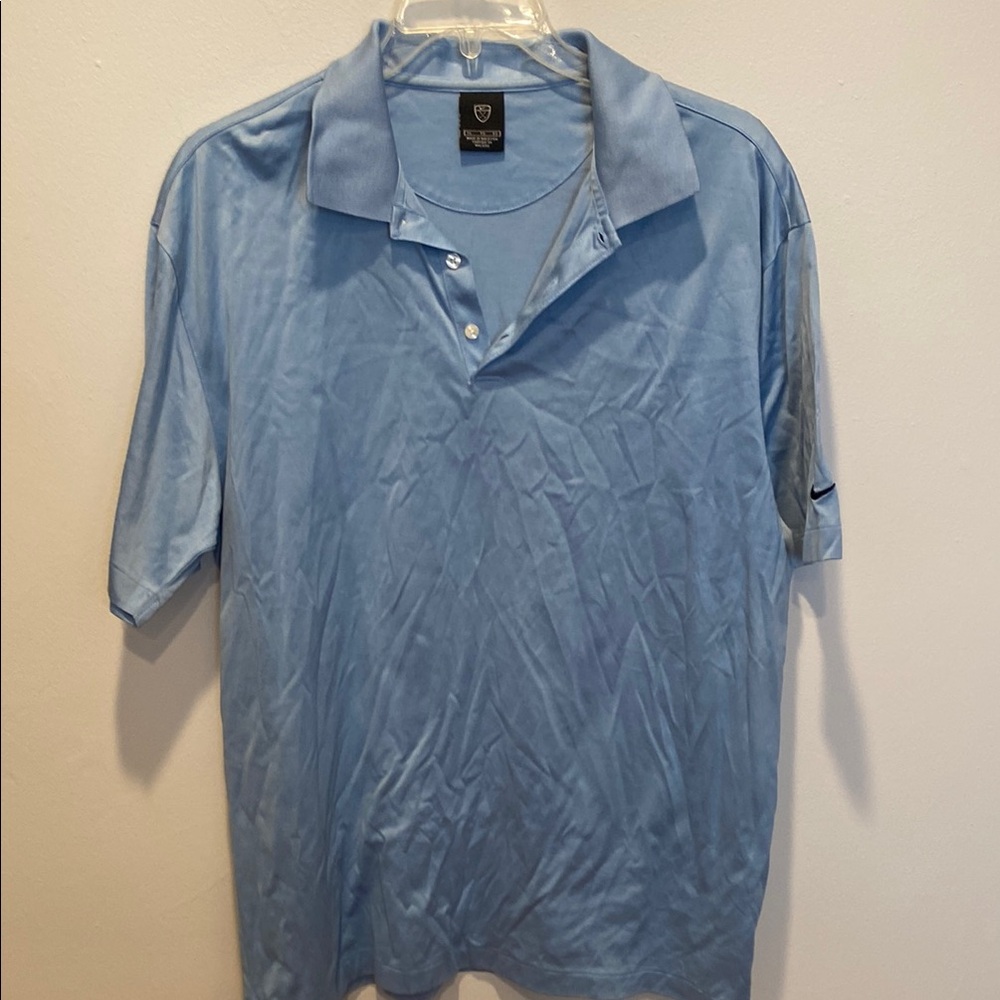 Nike Light Blue Men's Polo Golf Shirt XL
